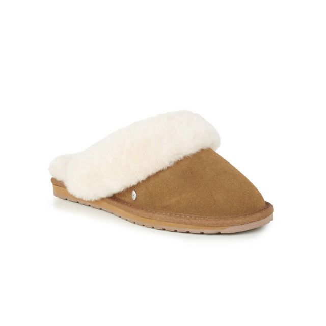 EMU Australia Slipper Mules - Chestnut Brown - W10015/20 JOLIE